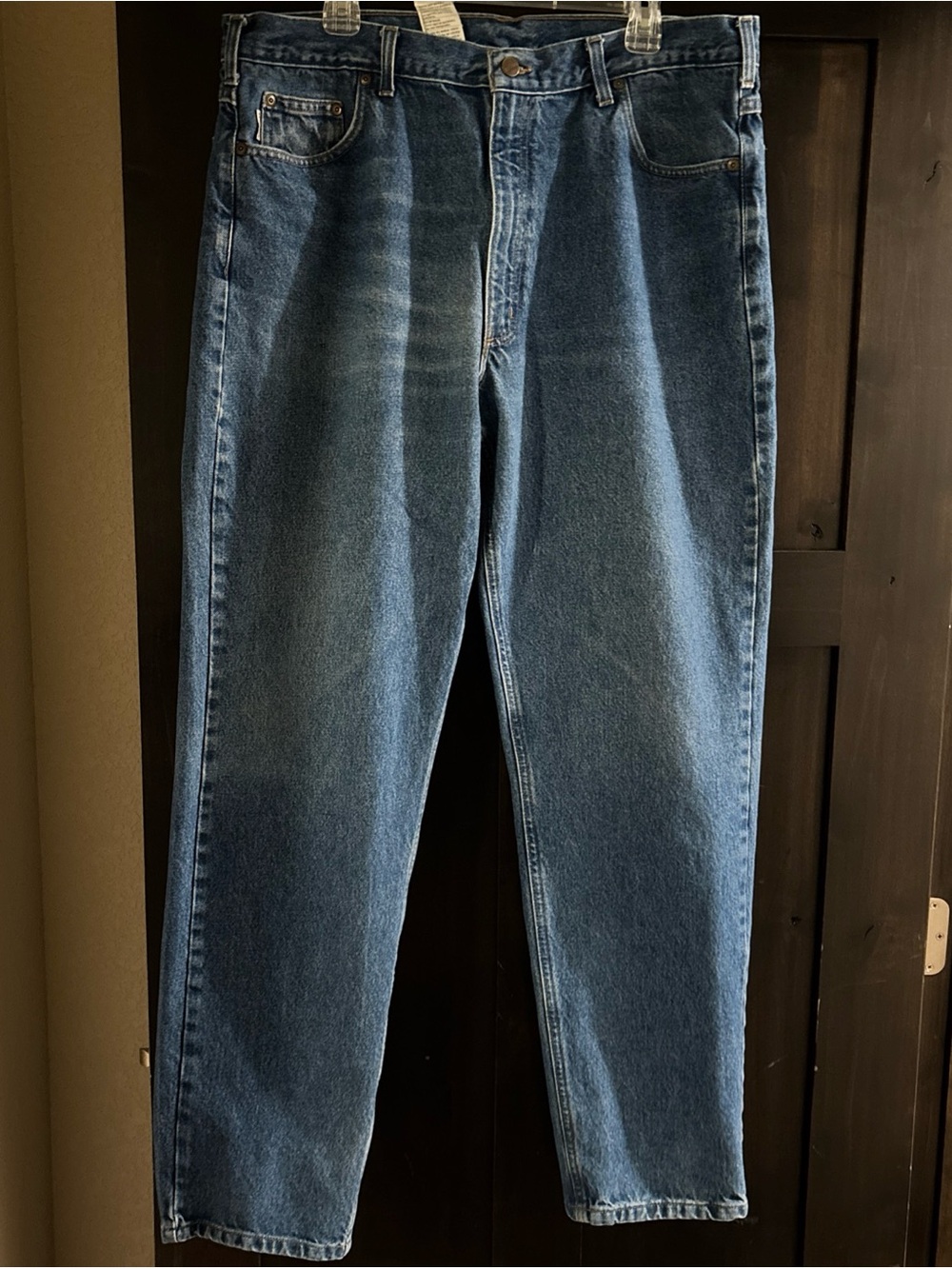 Carhartt Blue Denim Jeans Men’s 40x34 Relaxed Fit